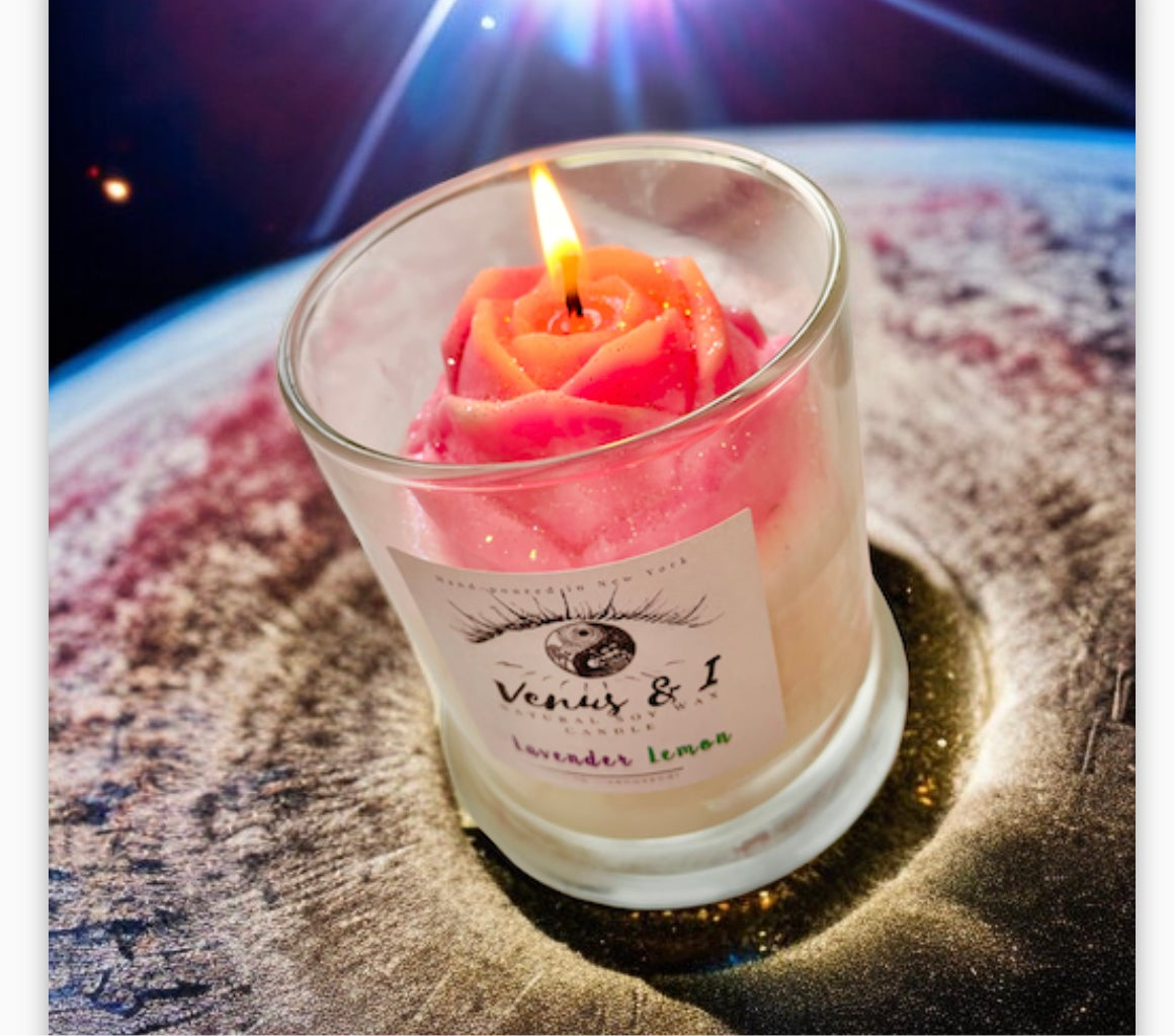Rose / Flower candle