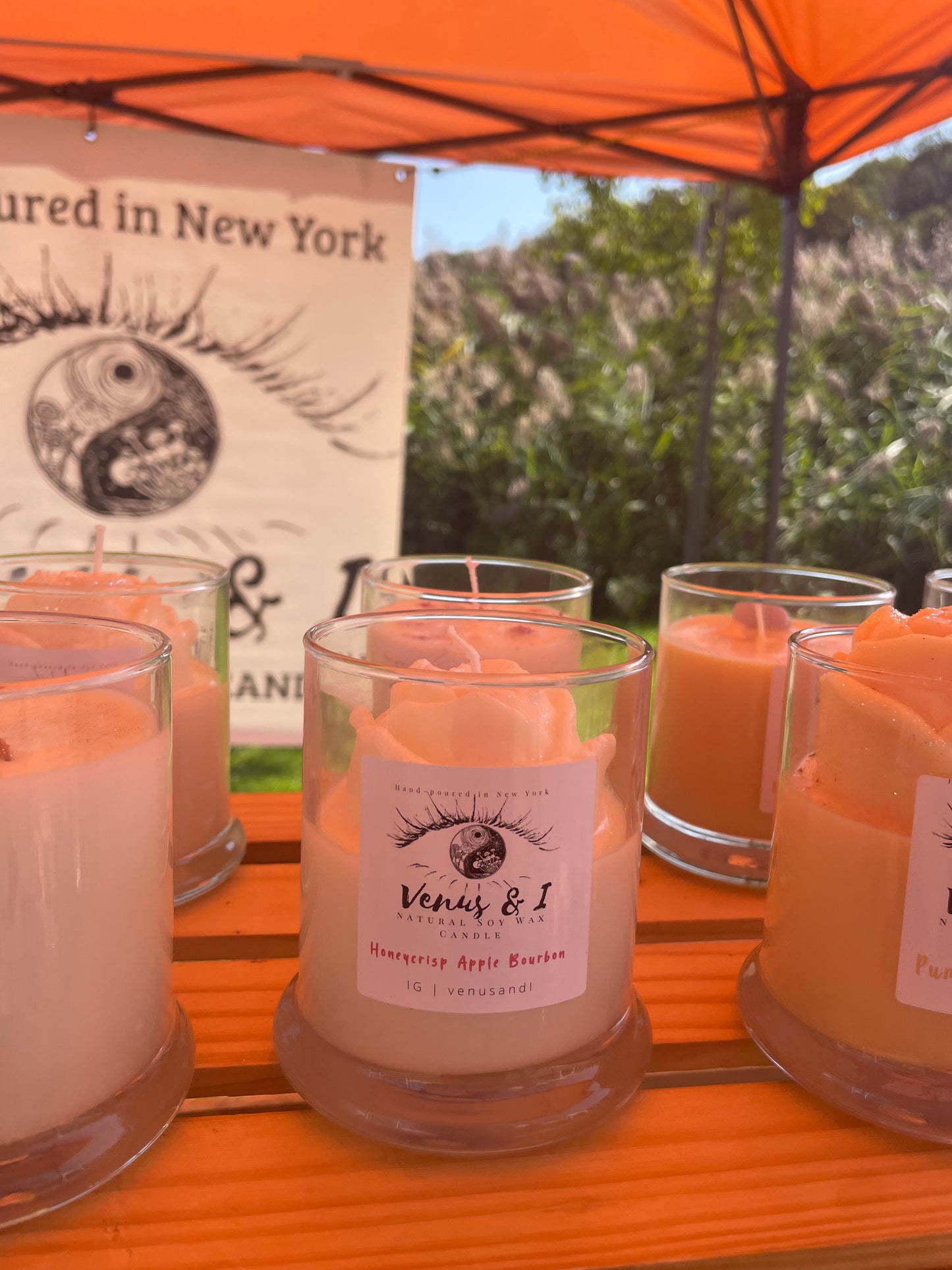 Rose / Flower candle