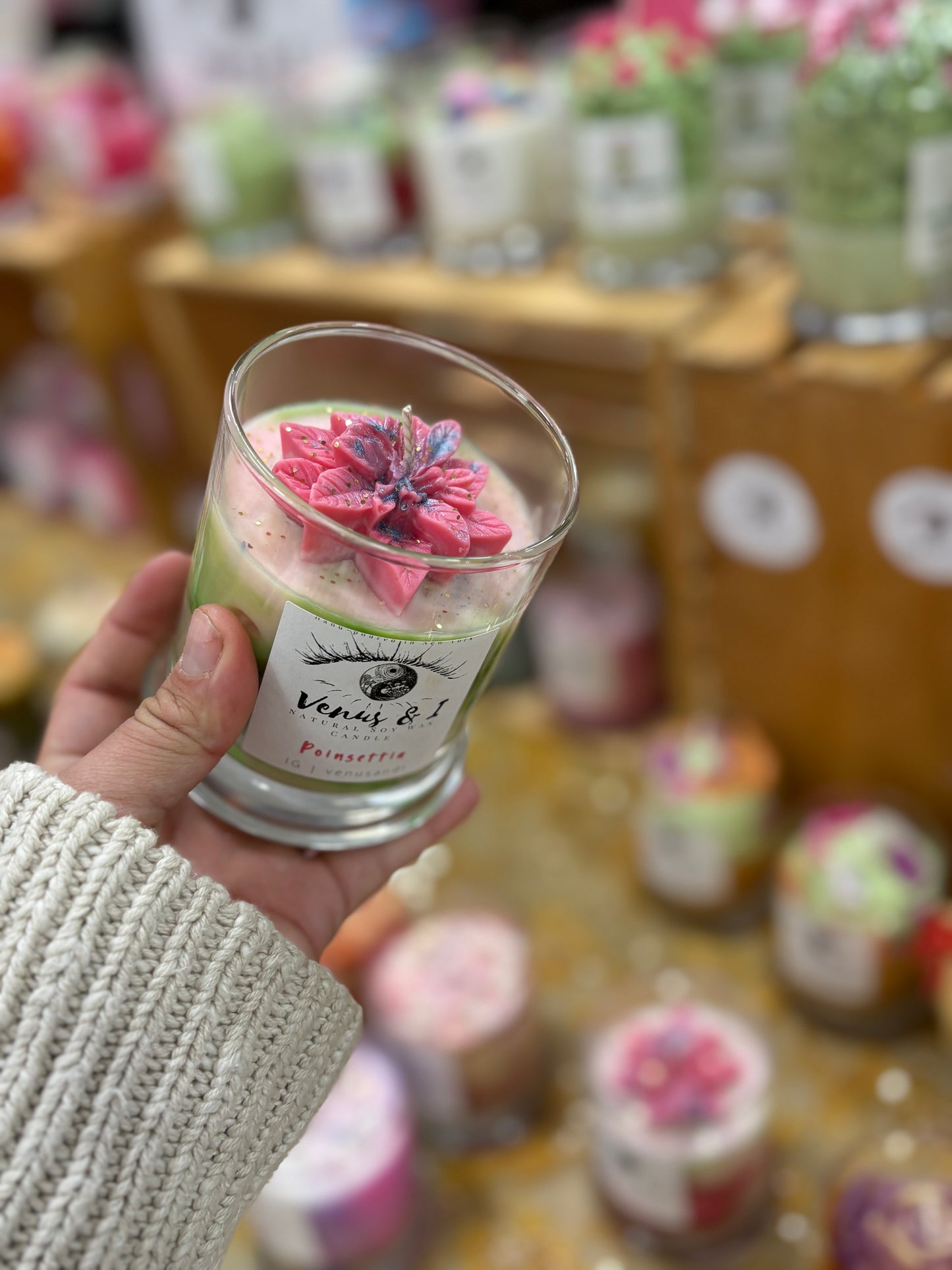 Rose / Flower candle
