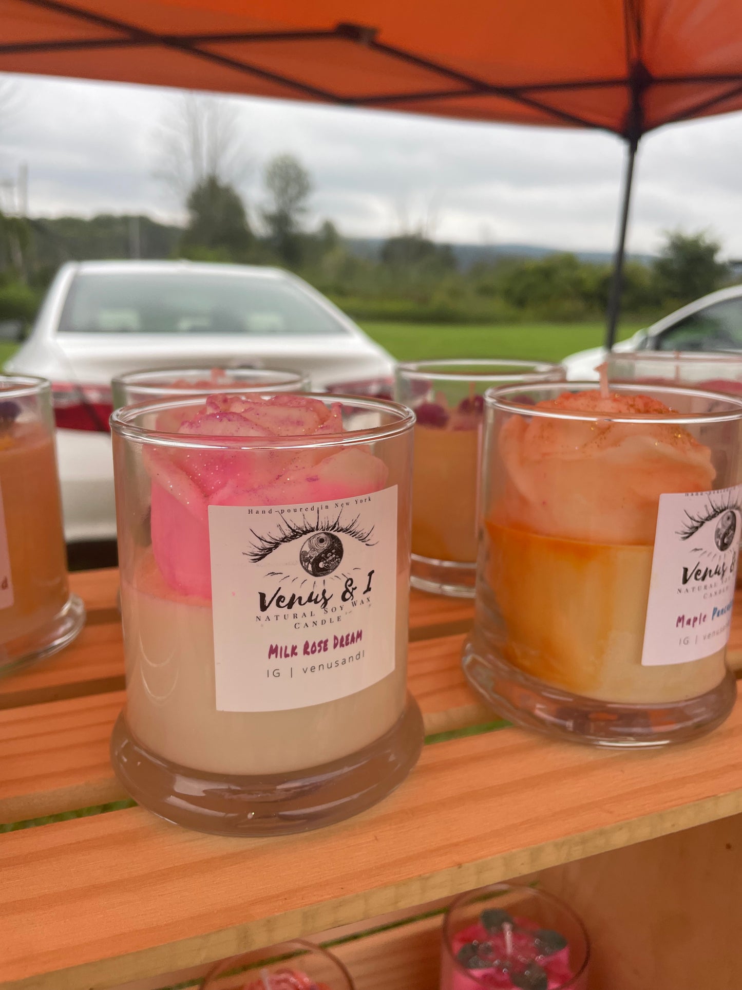 Rose / Flower candle