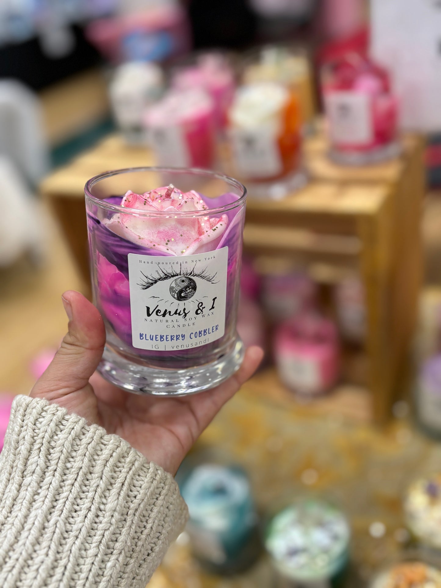 Rose / Flower candle