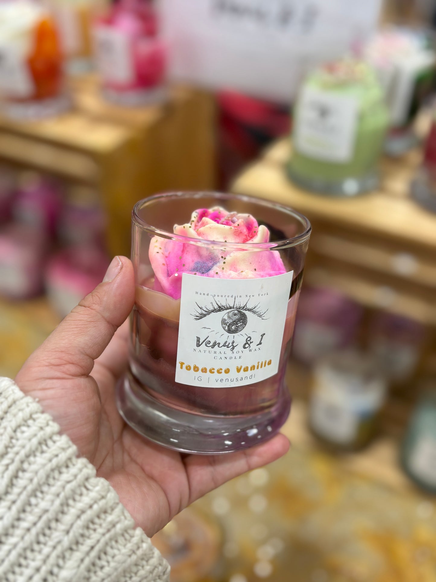 Rose / Flower candle