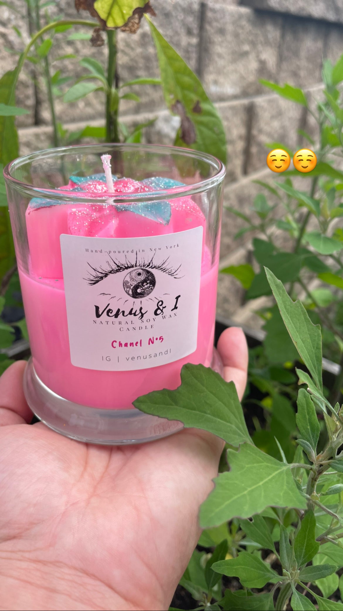 Rose / Flower candle