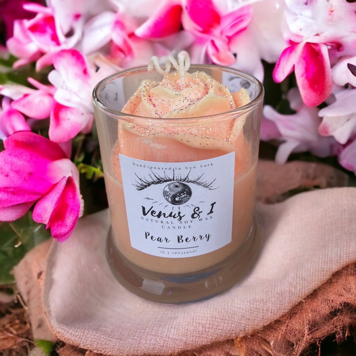 Rose / Flower candle
