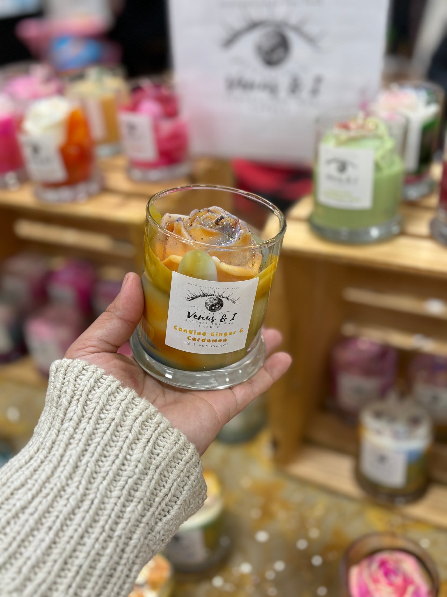 Rose / Flower candle
