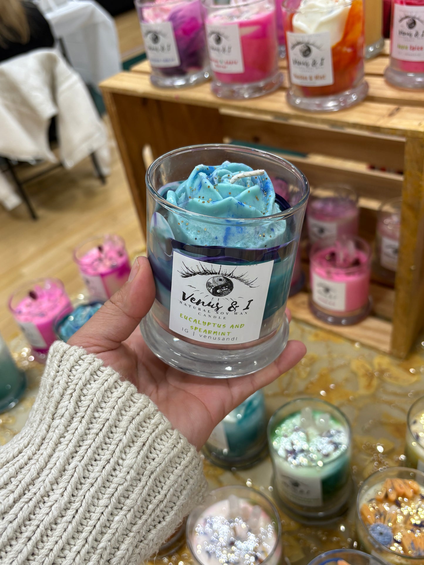 Rose / Flower candle