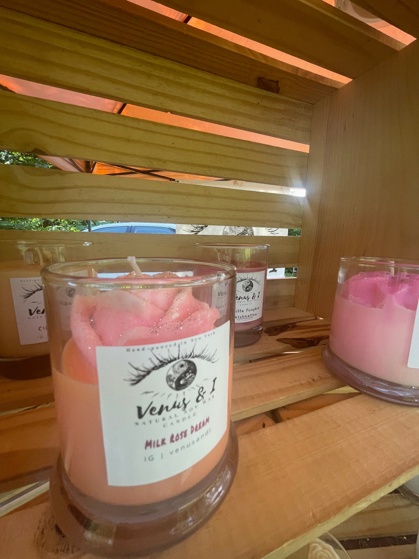 Rose / Flower candle