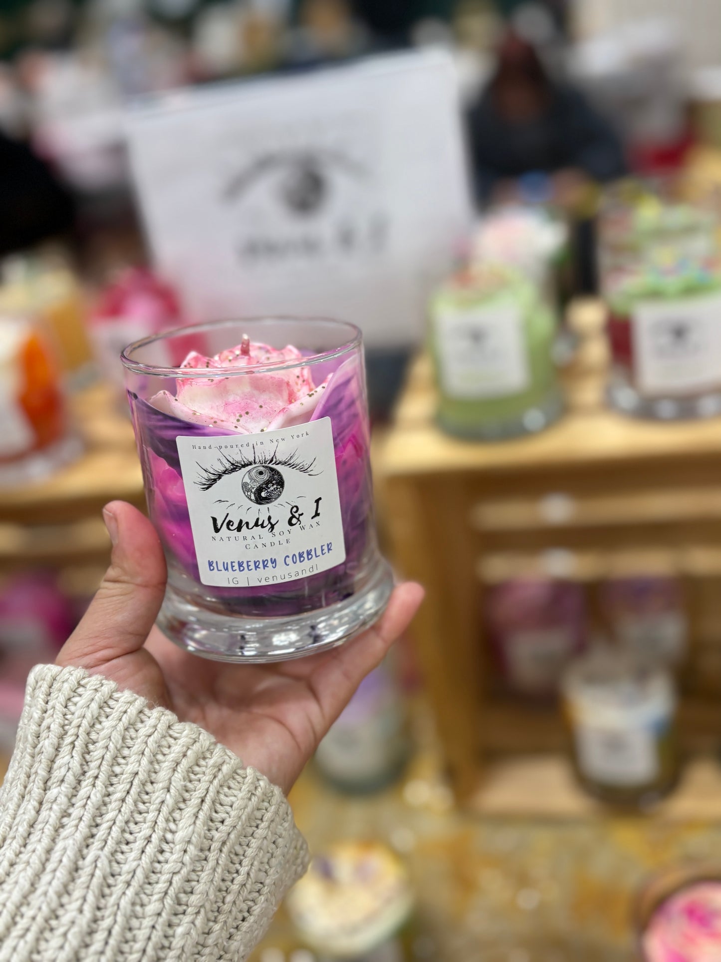 Rose / Flower candle