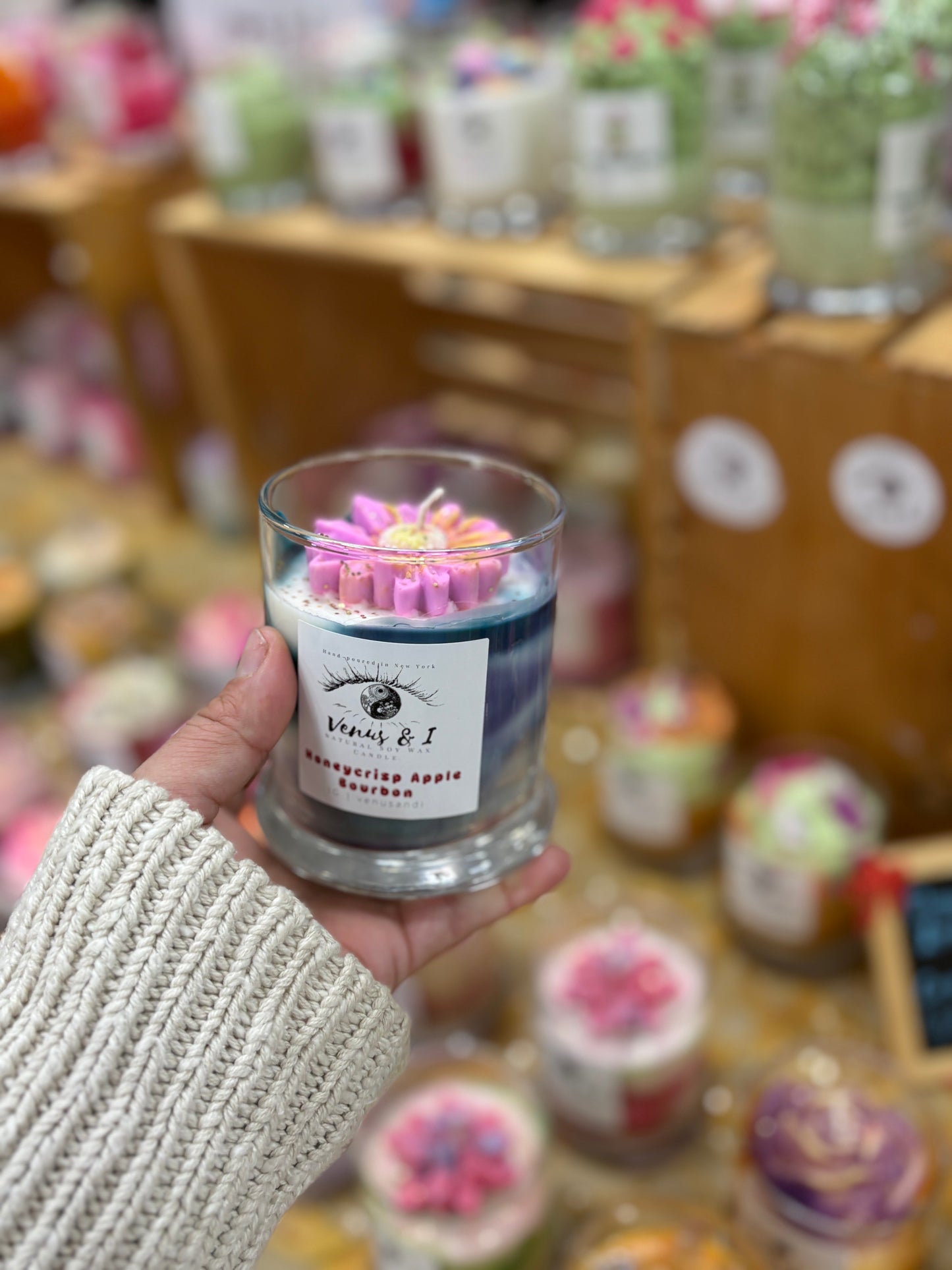 Rose / Flower candle