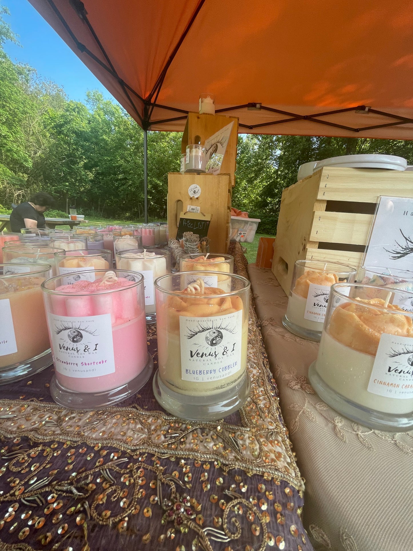 Rose / Flower candle