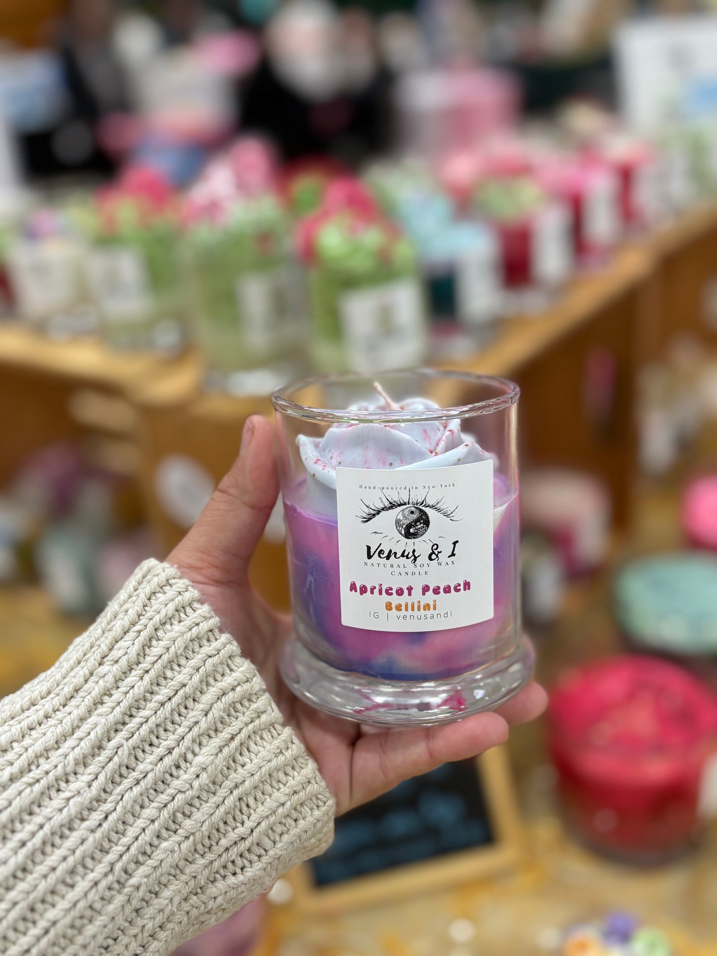 Rose / Flower candle