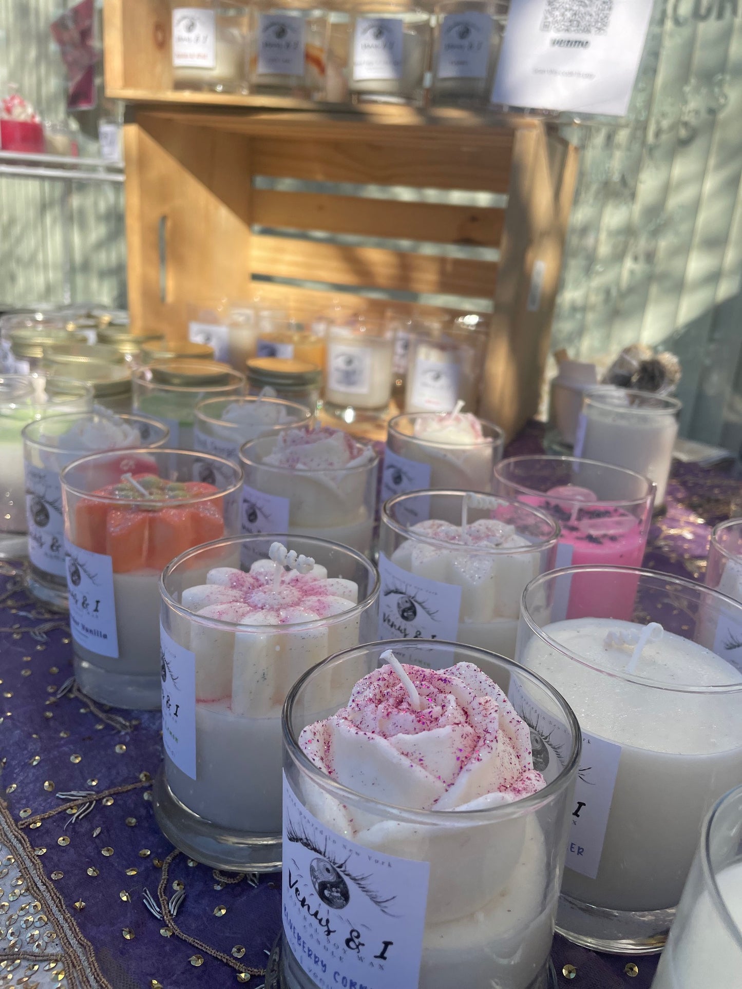 Rose / Flower candle