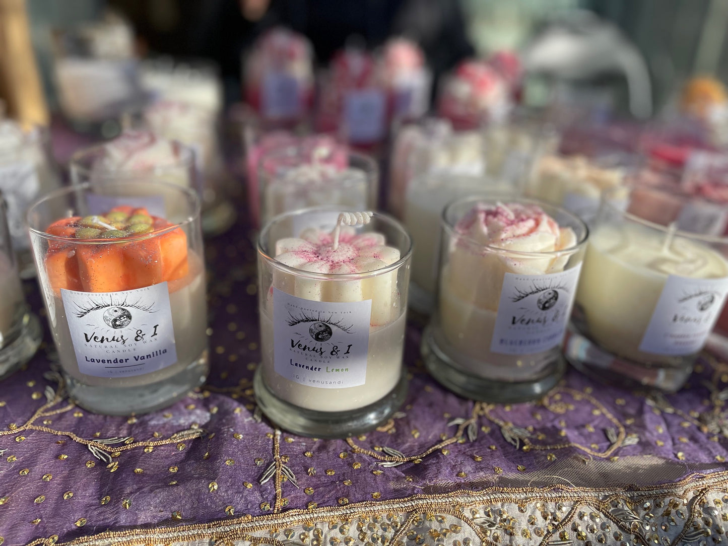 Rose / Flower candle